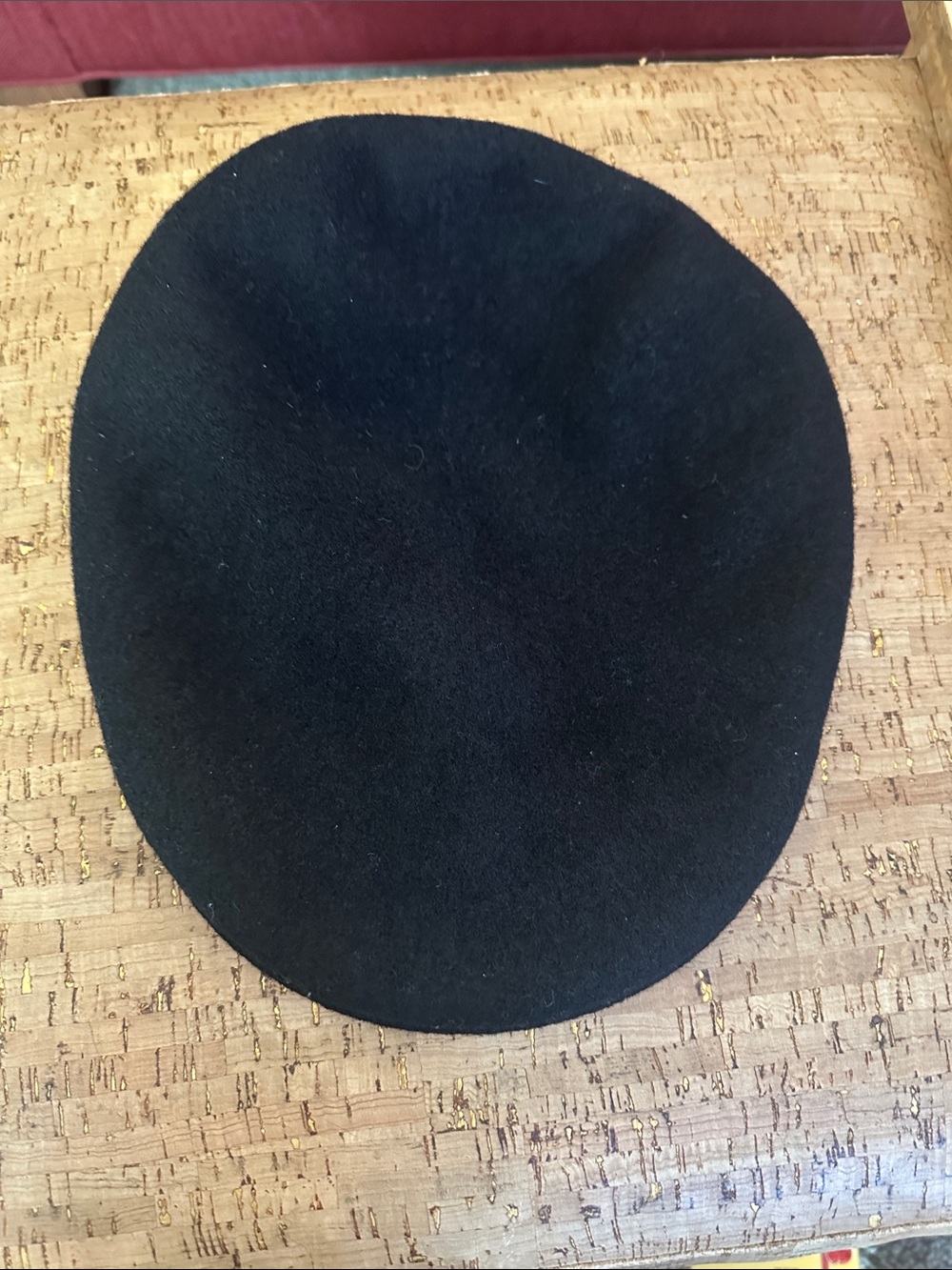 Vintage black Kangol 504 wool flat cap